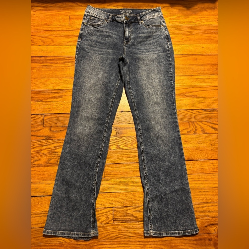 Maurices Women’s Flare Jeans in Blue Wash